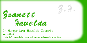 zsanett havelda business card